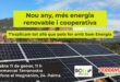 Cartell horitzontal de la xerrada "Nou any, més energia renovable i cooperativa. T'explicam tot allò que pots fer amb Som Energia".