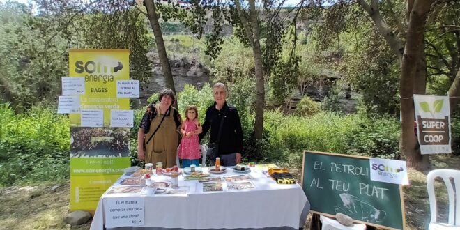 Estand a la Fira del Riu de Manresa